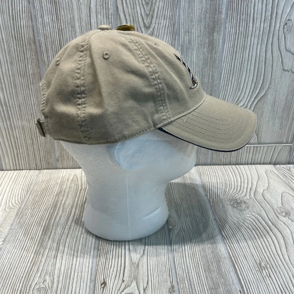 Graveyard of the Atlantic Hat Khaki Outer Banks NC Lighthouse Cap with Pin Otto